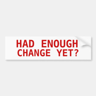 HADE NOG, ÄNDRING ÄNNU? BILDEKAL