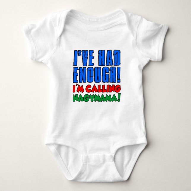 Hade nog med att kalla Nagymama Tee (Framsida)