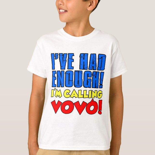 Hade nog med att ringa Vovo T-shirt (Framsida)