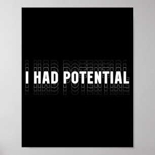 Hade potentiell rolig fysik NO-lärarhumor Poster