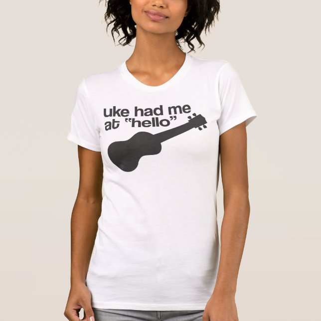 "Hade Uke mig på "hej" design Tee Shirt (Framsida)