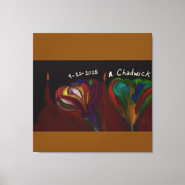 Hades Floral Arrangement Canvastryck (Framsida)