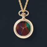 Hades Floral Arrangement Watch Necklace Armbandsur<br><div class="desc">I painted a unique original digital oil painting of the romantic side of Hades with a floral arrangement worthy of this well-known
god in mythology.</div>