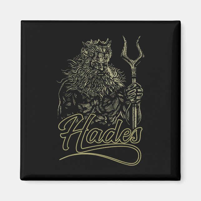 Hades Grekiska Gud _ Hero Costume Training God Kri Magnet (Framsidan)