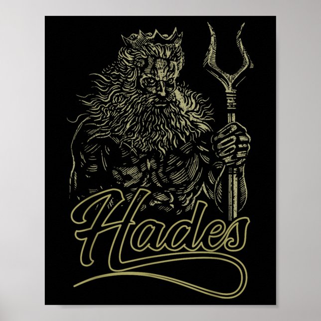Hades Grekiska Gud _ Hero Costume Training God Kri Poster (Framsidan)