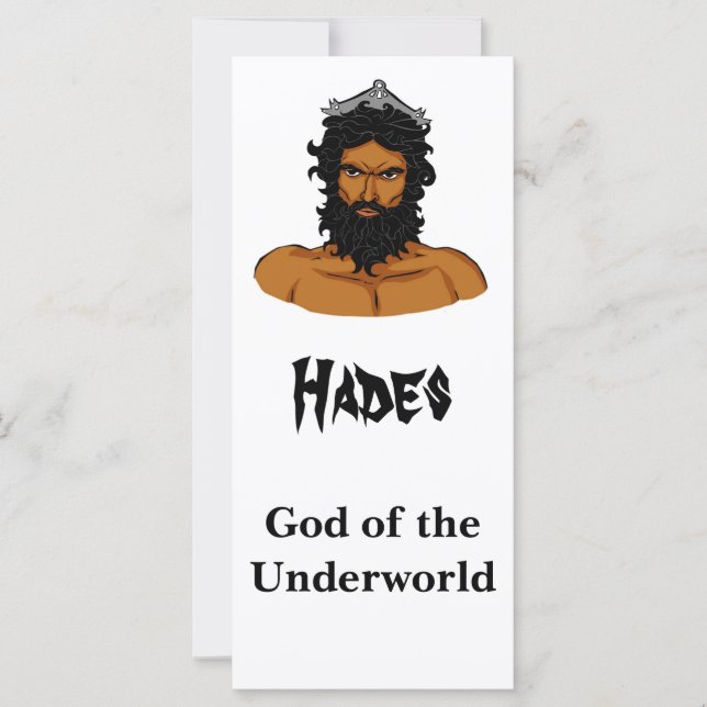Hades-informationskort (Framsida)