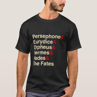 Hades Orpheus och Eurydice Musical Theater T Shirt
