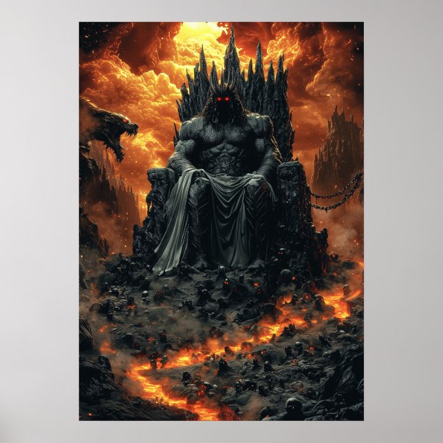 Hades, Underjordens Kung - Mörk Eldens Gud Poster (Framsidan)
