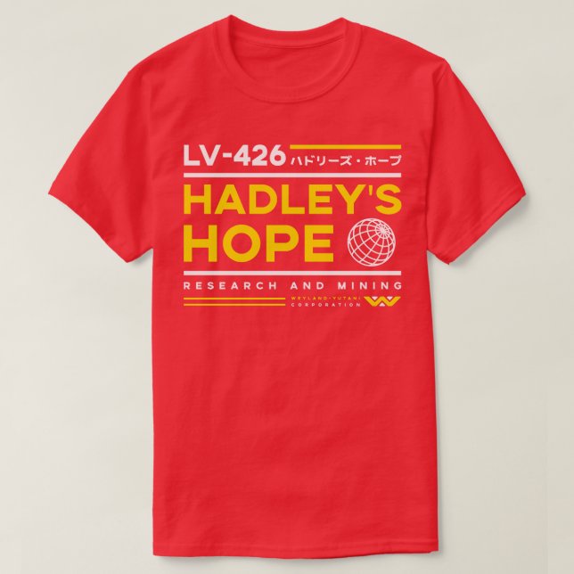 Hadleys Hope T Shirt (Design framsida)