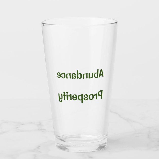 HADO-energi - överflöd och välstånd - Dr Emoto Glaskopp (Framsida)