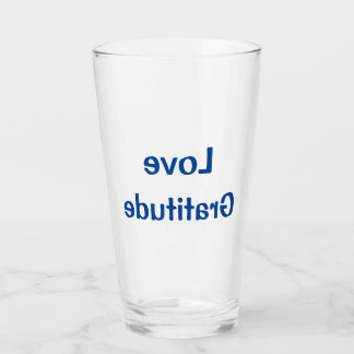 HADO Vatten Glass - Kärlek Gratitude - Dr Emoto Glaskopp