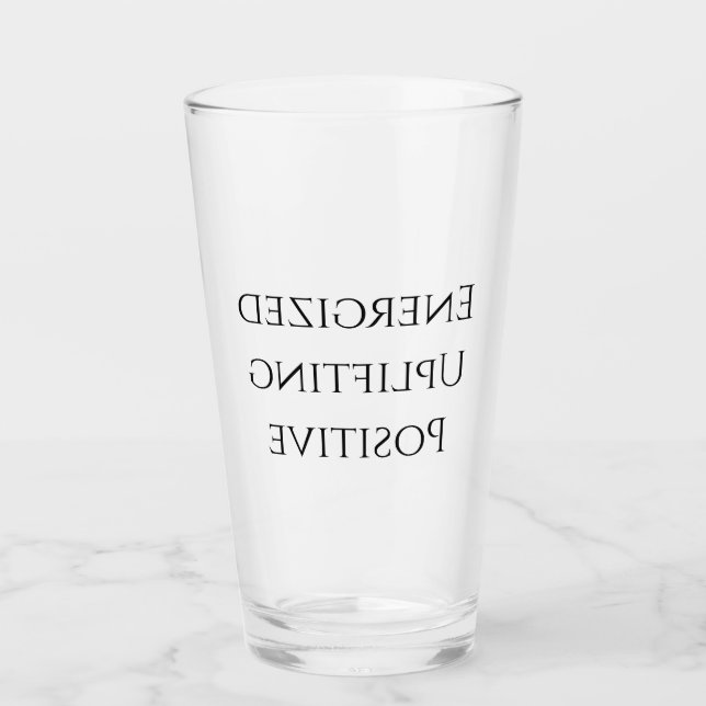 Hado Vatten Glass! Uppmjukande positiv energi ~ Glaskopp (Framsida)