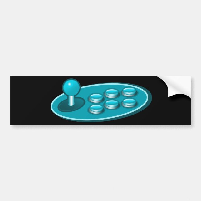 Hadouken Gamer Fightstick Bildekal (Framsidan)