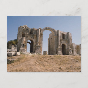 Hadrians Arch, Jerash, Jordanien Vykort