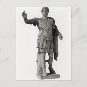 Hadrians staty (marmor) vykort