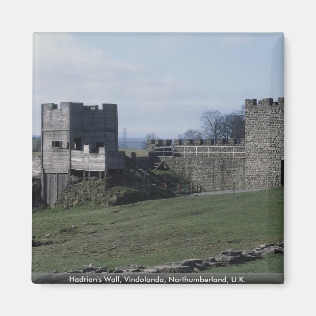 Hadrians Wall, Vindolanda, Northumberland, Förenad Magnet (Framsidan)