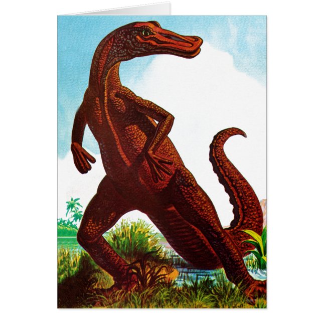 HadrosaurusDinosaur Hälsningskort (Framsidan)