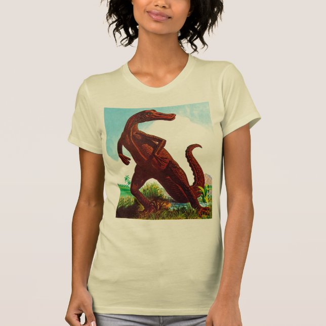 HadrosaurusDinosaur Tee Shirt (Framsida)