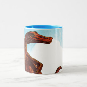 HadrosaurusDinosaur Två-Tonad Mugg