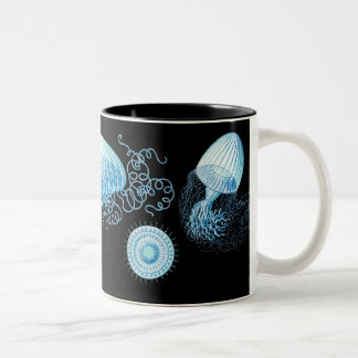 Haeckel Jellyfish Två-Tonad Mugg