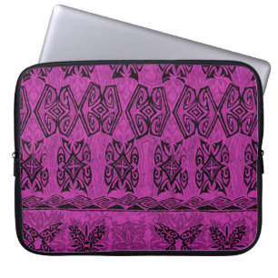 Haena Beach Hawaiian Primitive Neoprene Wetdräe Laptop Sleeve