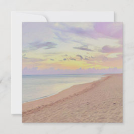 Haena, Hawaii Soluppgångs Platt Greetingkort Julkort