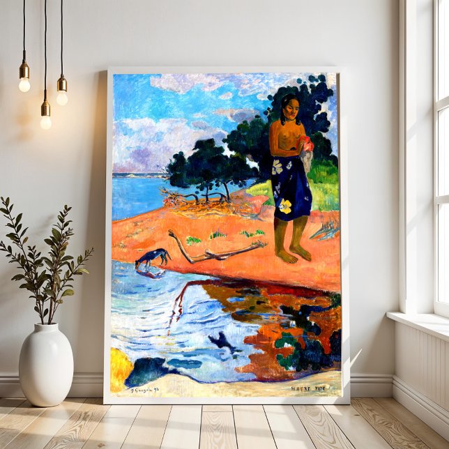 Haere Pape (1892) av Paul Gauguin Poster (Skapare uppladdad)