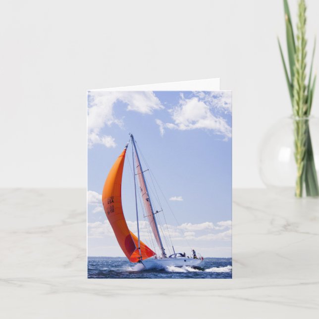 Haerlem Spinnaker (lodrät) Kort (Framsida)