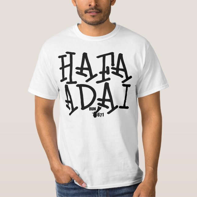 Hafa Adai för GUAM SPRINGA 671 över hela världen - Tee Shirt (Framsida)