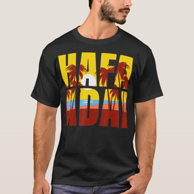 Hafa Adai Sunset Inside Chamorro Guam CNMI Christm T Shirt (Framsida)