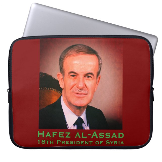 Hafez al-Assad, Arabrepubliken Syriens president Laptop Fodral (Framsidan)