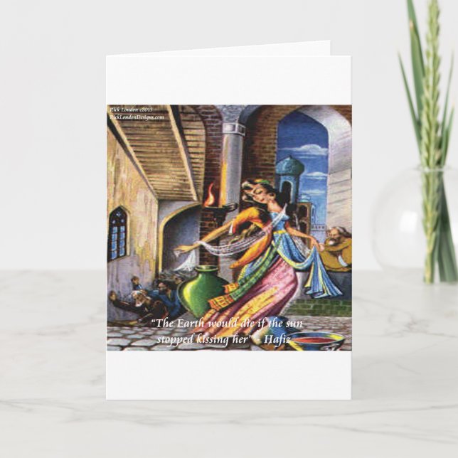 Hafiz (Sol och jord) Kärlek-offert Kort (Framsida)