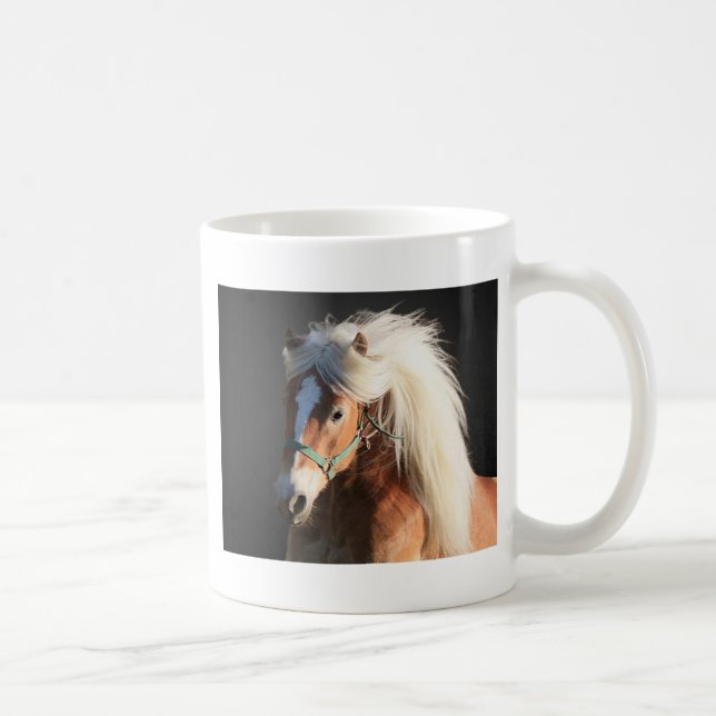 Haflinger häst kaffemugg (Höger)