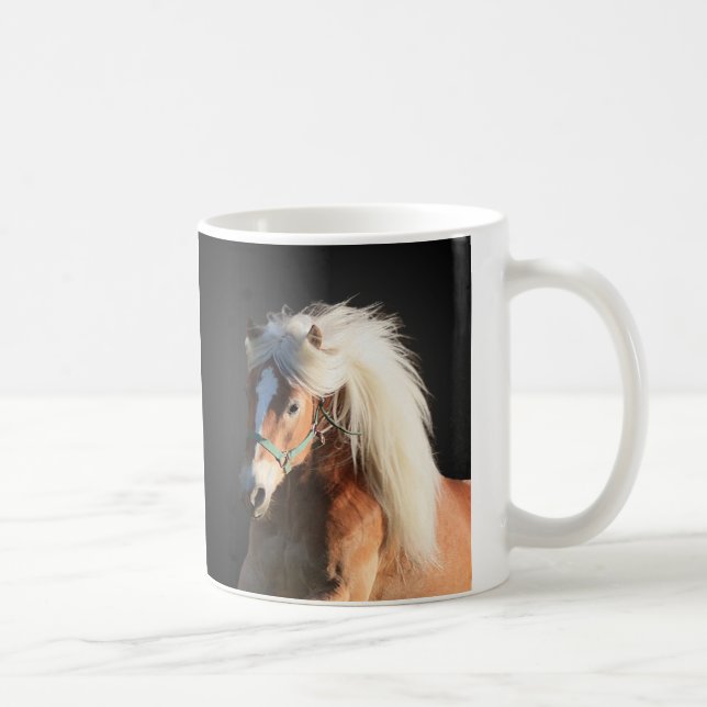 Haflinger häst kaffemugg (Höger)