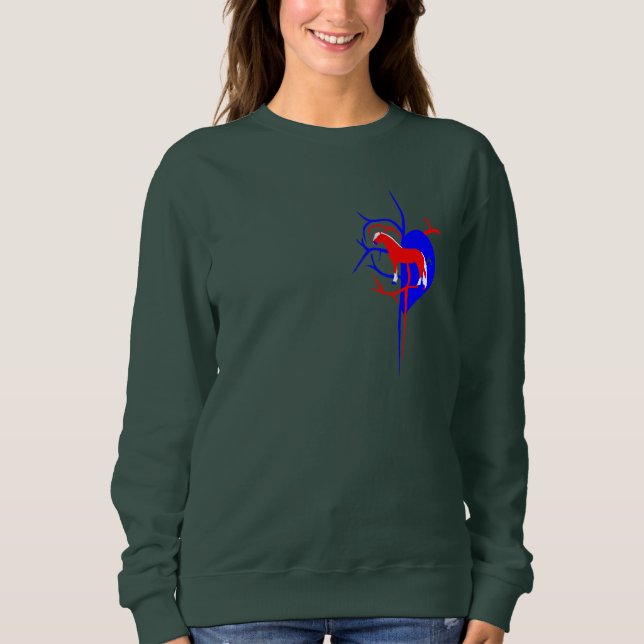 Haflinger Horse Lover T-Shirt (Framsida)