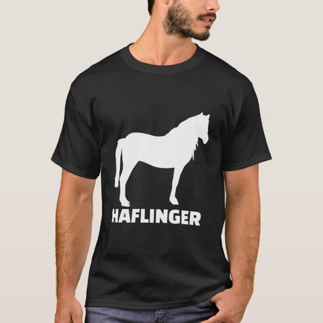 Haflinger Horse T Shirt (Framsida)