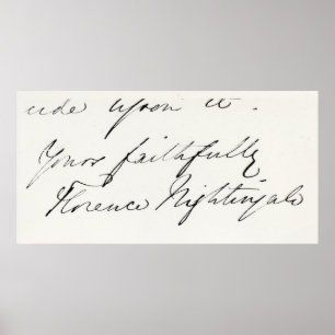 Häfte av Florence Nightingale Poster