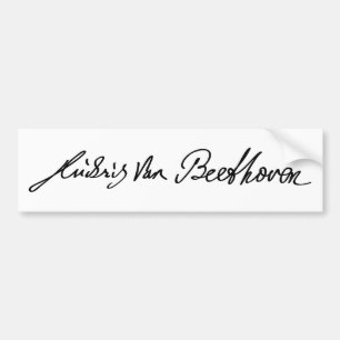 Häfte av musiker Ludwig Van Beethoven Bildekal