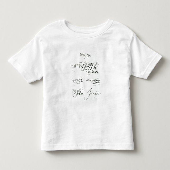 Häften av den Mary drottningen av Scots Tee (Framsida)