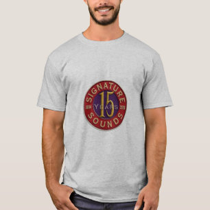 häftet 15years låter konstnärskjortan tee shirt