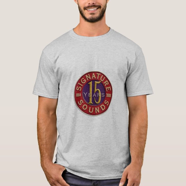 häftet 15years låter konstnärskjortan tee shirt (Framsida)