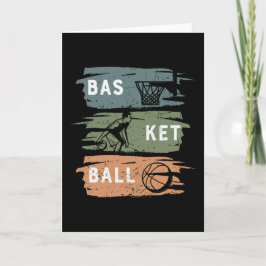Häftig basketdesign med 3 färger kort