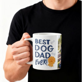 Häftig bild Bästa hundpappa någonsin Kaffemugg