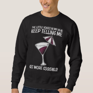 Häftig Cocktail För Män Kvinnor Mixology Bartender Lång Ärmad Tröja