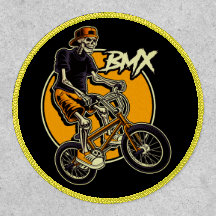 Häftig Cool BMX Dödskalle Cykel Åkare