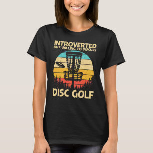 Häftig Discgolf För Män Kvinnor Discgolfspelare T Shirt