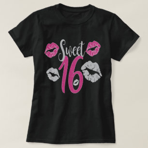 Häftig födelsedag söta 16 t shirt