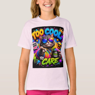 Häftig grafisk t-shirt för pojkar och flickor