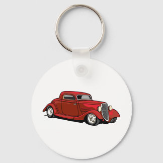 Häftig Hot Rod Nyckelring