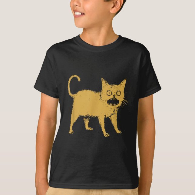 Häftig japansk katt t shirt (Framsida)
